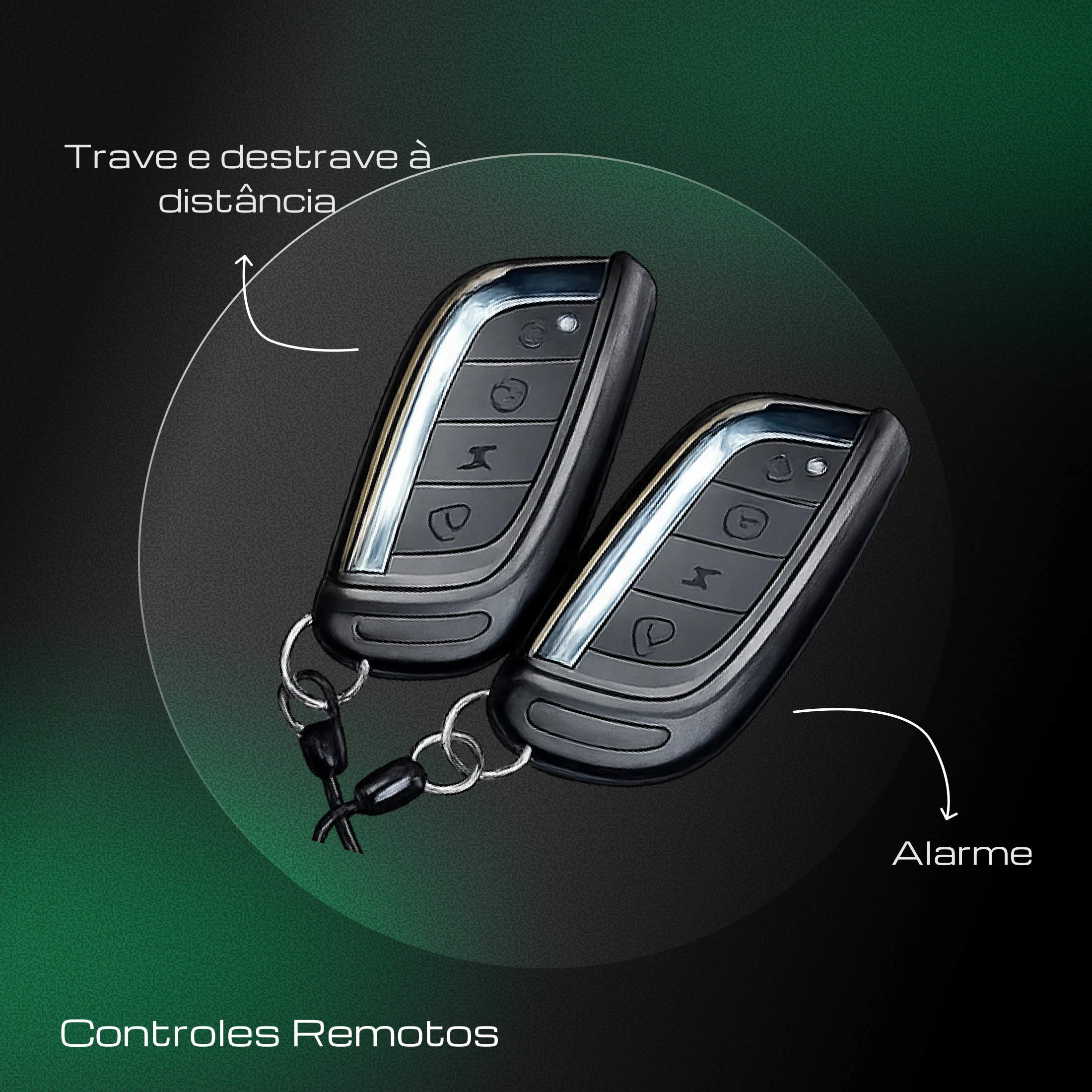 2 controles remotos que acompanham motos neolevo.